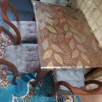 میز صندلی چهار نفره در حد نو