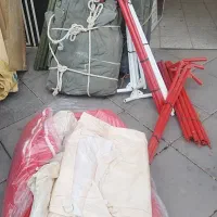 چادر برزنتی به همراه لوله