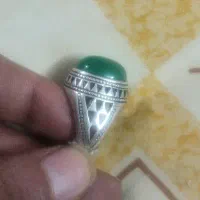 انگشتر درشت نقره کار دست برای زیبا پسندان