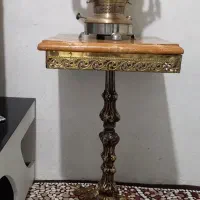 میز تلفن برنز قدیمی