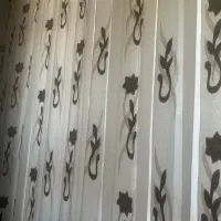فروش پرده سفید ۱۸متری پلیسه دارپنج متر|پرده، رانر، رومیزی|دره شهر, |دیوار