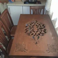 مبل سلطنتی همراه میزغذاخوری|مبلمان خانگی و میز عسلی|گلستان (تهران), |دیوار