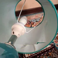 آباژور رومیزی نو رنگ آبی فیروزه ای|چراغ خواب و آباژور|شیراز, درکی|دیوار