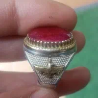 انگشتر یاقوت سرخ معدنی اصل کلکسیونی و عتیقه