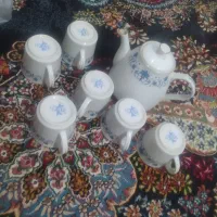 قوری و 6تا فنجان ست|قوری، کتری، قهوه‌ساز دستی|سنندج, |دیوار