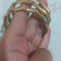 النگوی شماره ۲ برنجی با طلا مو نمیزنه