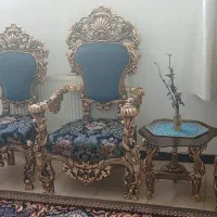 ست کامل وسالم همگی چوب گردو|مبلمان خانگی و میز عسلی|اصفهان, دستگرده|دیوار