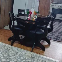 میز ناهار خوری ۴نفره چوب