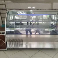 یخچال ویترینی استیل تمیز وفابریک