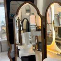 آینه چوبی فرم‌سفارشی مدل گنبدی|آینه|قائم‌شهر, |دیوار