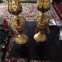 آیینه شمعدان آنتیک