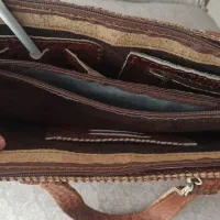 کیف چرم گاوی دست دوز.مفت زدم .|کیف، کفش، کمربند|اصفهان, جوزدان الیادران|دیوار