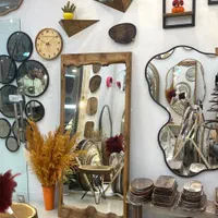 آینه قدی چوبی (روستیک)|آینه|تهران, سازمان برنامه شمالی|دیوار