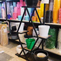 پایه گلدان استند گلدان لوزی طبقات ۷ طبقه pvc|گل و گیاه طبیعی|تهران, شهرک رضویه|دیوار