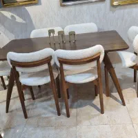 میز غذاخوری مدرن چوب راش با ضمانت|میز و صندلی غذاخوری|همدان, |دیوار