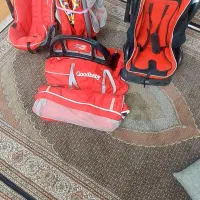 ست کامل کالسکه کودک ، تخت پارک، کریر،صندلی غذا