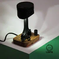 آباژور رومیزی مینیمال طرح پیستون لیورا مدل مکانو|چراغ خواب و آباژور|تهران, آرژانتین|دیوار