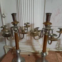 یک جفت شمعدان|چراغ خواب و آباژور|مشهد, نوید|دیوار