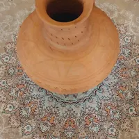 کوزه سفالی دودسته بزرگ  از توابع عمارلو لوشان|کلکسیون اشیاء عتیقه|رشت, باهنر|دیوار