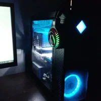 کیس گیمینگ omen 30l همراه با مانیتور