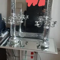 آینه و شمعدان و کنسول