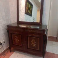 آینه و کنسول چوبی