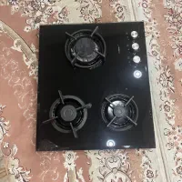 گاز سه شعله رومیزی  مدل شیشه ای