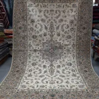 چهار متری کاشان ریز کرک اعلا مارک دار گل ابریشم