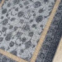 فرش ۴ متری ۷۰۰‌شانه طوسی