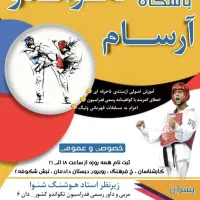 آموزش تکواندو در آکادمی آرسام(شهرک کارشناسان(