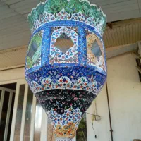 چراغ آویز مسی قدیمی
