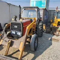 تراکتور 285 مدل 87 با بیل جلو و کابین