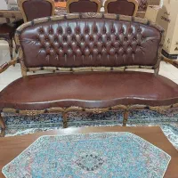 مبل چرم کلاسیک|مبلمان خانگی و میز عسلی|کرج, کیانمهر|دیوار