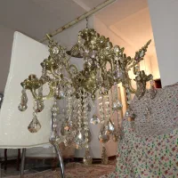 لوستر تمام برنز|لوستر و چراغ آویز|نیشابور, مازول|دیوار