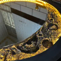 اینه ماه بزرگ|چراغ خواب و آباژور|رامشیر, |دیوار