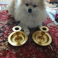 جا شمعی آنتیک شمعدان