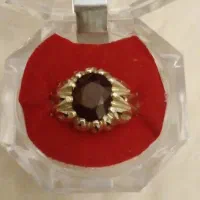 انگشتر یاقوت افریقایی درجه یک دونه اناری مردانه