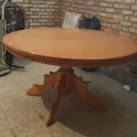 میز گرد ناهارخوری  ۶ نفره