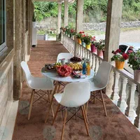 میز و صندلی ناهارخوری فایبرگلاس نشکن