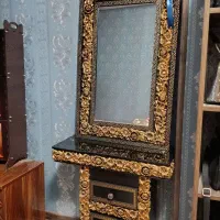 کنسول آیینه و میز دو کشویی