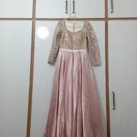 پیراهن ماکسی مجلسی ساتن