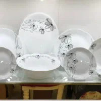 اوپال دسینی  ۲۶ پارچه  طرح شارلوت (لاله سیاه)|ظروف سرو و پذیرایی|تبریز, |دیوار