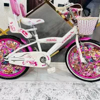 دوچرخه سایز ۲۰ دخترانه صورتی کاملا مرتب|دوچرخه، اسکیت، اسکوتر|محمدشهر, همایون ویلا|دیوار