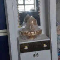 جا کفشی و آینه با رختکن