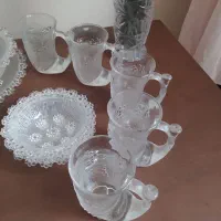 سرویس بلور ژاپنی همراه لیوان|ظروف سرو و پذیرایی|شهریار, شهرک وائین|دیوار