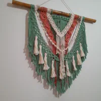 دیوار کوب مکرومه