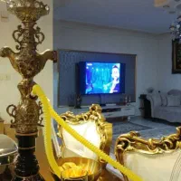 قلیان تمام برنج سنگین و تو پر ارزشمند و هنر دست|کلکسیون و سرگرمی|کرج, گلشهر|دیوار