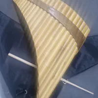 پن فلوت ۲۳ لوله ای بامبو اصل دست ساز|سازهای بادی|اصفهان, سروستان|دیوار