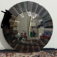 ساعت دیواری شیشه ای