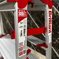 نردبان ۵ پله تاشو آلومینیومی|ابزارآلات|همدان, |دیوار